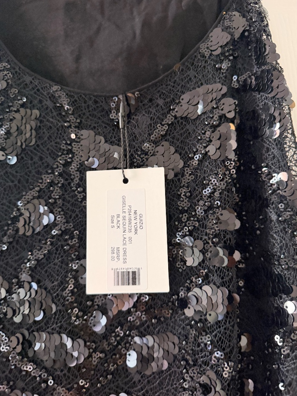 GUIZIO Gisele Sequin Lace Dress  Gisele Sequin Lace Dress